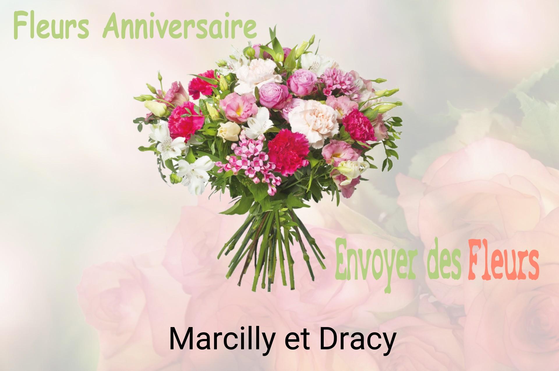 Bouquet de fleurs d’anniversaire livré à Marcilly-et-Dracy