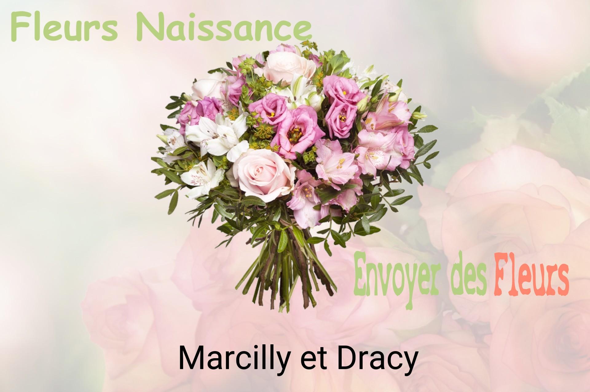 Bouquet de fleurs de naissance livré à Marcilly-et-Dracy